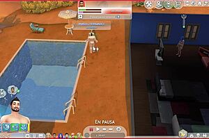 Oh No! The Straight Sim Succumbs To Gay Temptation In This Cartoon!