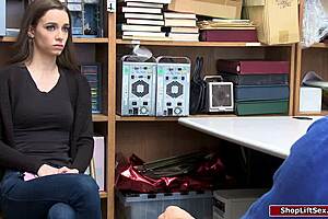 Skinny Babe Fucked at Office