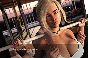 Summers Gone 43 Blonde Big Tits Gym Erotic Ass Cartoon