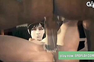 Monster Hunter Slut Gets Fucked Hard In 3D! Wet Pussy Action!