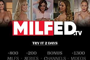 Very hot step mom cant resist touching his bulge