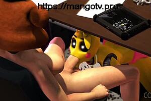 Big tits and ass in Five Nights at Freddy's compilation!