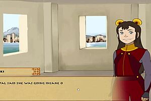 four elements trainer explores pussy with experience in anime hentai