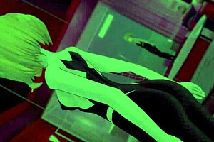 Spider Gwen Fucks Intensely In Her Suit At The Hotel