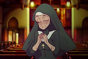 A Nun Fantasizes About Getting Fucked Hard in a Prayer Booth Hentai Parody.