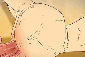 I laugh with Lola Loud's small tits while fucking her