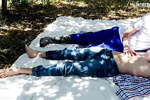 Farmer twink jerks and sucks dick in the farm, with dirty talk and spanking