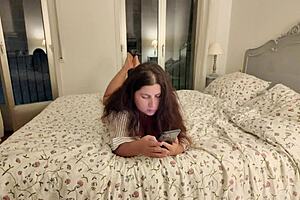 Stepson Mistakes Stepmom for Girlfriend, Hard Fucks in Hotel