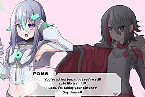 Buzama Streamers Feature Futanari Action in Anime Scenes