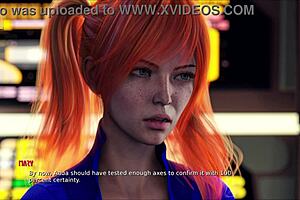 In star harem 4, the curvy character explores the 3d world