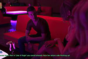 Wife asks, 'Want to see my big tits, stepmom?' in scene 8