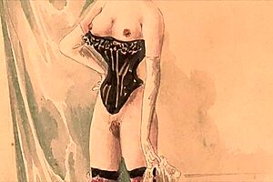 Vintage Erotic Illustration From Retro Anime Hentai!