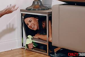 Riley Jacobs, Sexy Milf Nanny, Gets Stuck And Fucked While Cleaning House