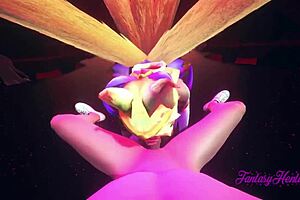 league of legends hentai - ahri star guardian scene - lol japanese manga anime game