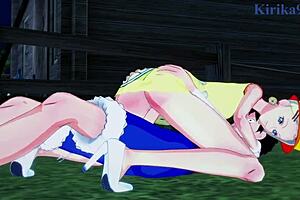 Ulti and Ms Valentine have intense sex with Luffy