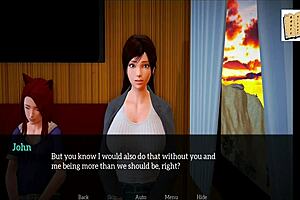 my new family explores 3d anime hentai with small tits