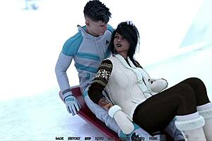 Amazing threesome with two hoties in 3d anime hentai