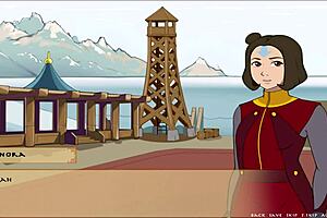 Korra's Oppai in Four Element Trainer