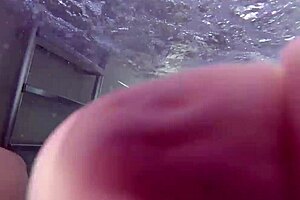 Flashing pussy at public pool, boy helps me masturbate risky