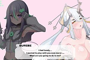 Buzama Streamers Feature Futanari Action in Anime Scenes