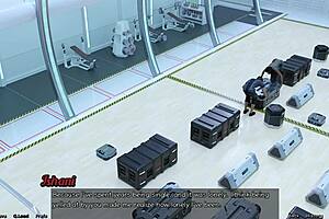 stranded in space planning sex with busty indian milf