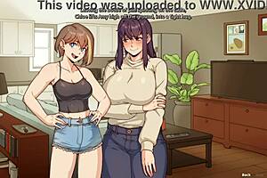 Amy and Chloe's dating adventure in the game