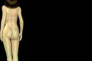 Feeling the passion in this 3D cartoon hentai where a beautiful girl strikes sexy poses in various positions.