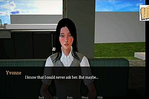 my new family episode with redhead and brunette in anime game