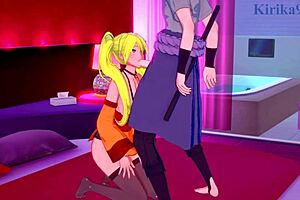 Sakura and Naruko get creampied by Sasuke in intense Naruto hentai