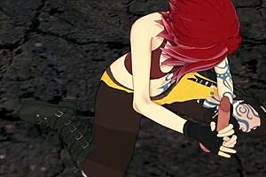 tattooed lilith gets fucked doggystyle in 3d hentai