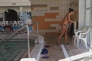 i'm flashing and masturbating riskily in public spa