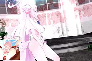 Mika's Intriguing 3D Cartoon Anime Adventure