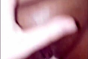 Ebony fat milf gets fucked by white lesbian using strapon in amateur homemade video