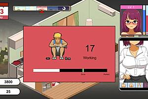 i'm playing hentai game handyman legend part 2, watching another cheating wife with big boobs get fucked