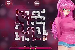 Waifu secret four in anime dating game.