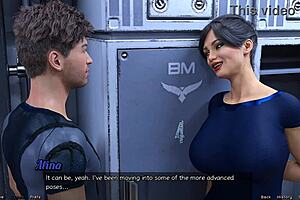 stranded in space, big tits milf wants to talk