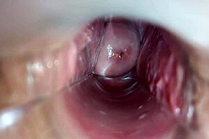Orgasm Inside Tight Vagina in Close-Up