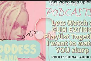 Let's Watch This Cum Eating Playlist Together, I Want To See You Slurp It Up