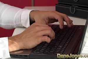 dane jones fucks beautiful blonde german girlfriend gabi gold on desk