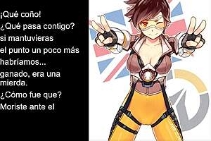 tracer femdom joi with dildo and jerk off instructions