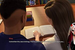 Steps of debauchery 21 - sexy college student in white stockings