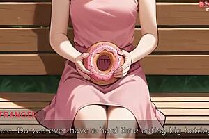 I meet this blonde innocent girl in the park and offer her my lollipop.