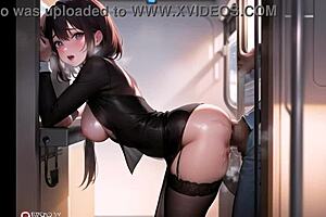 feeling so wet on the public train, masturbating my shaved pussy with asmr sounds