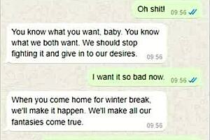 i accidentally sent my stepmom a dick pic on whatsapp and that was her reaction