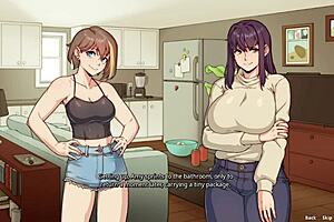 Yo, check this big boobs futa banging her sexy bestie in wild hentai gameplay!