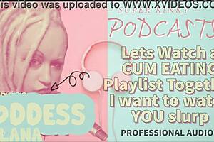 Let's Watch This Cum Eating Playlist Together, I Want To See You Slurp It Up