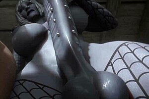 Milf Stunned by Two Huge Cocks in Hot 3D Futa Threesome Animation