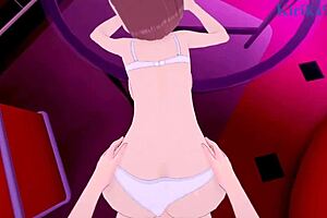 Ran Mouri and Sonoko Suzuki in intense sex! Detective Conan POV hentai!