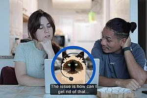 what did the roommates do to scare the evil one away?