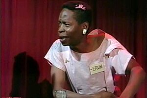 Blonde porn star legend lois ayres shakes her ass before getting fucked on stage?